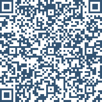 Ein schwarz-weißer QR-Code auf weißem Hintergrund.